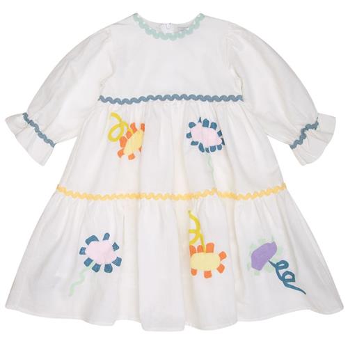 Stella McCartney Kids Kjole Med Broderi Elfenben 8 Y  Hvid  8 år  Piger