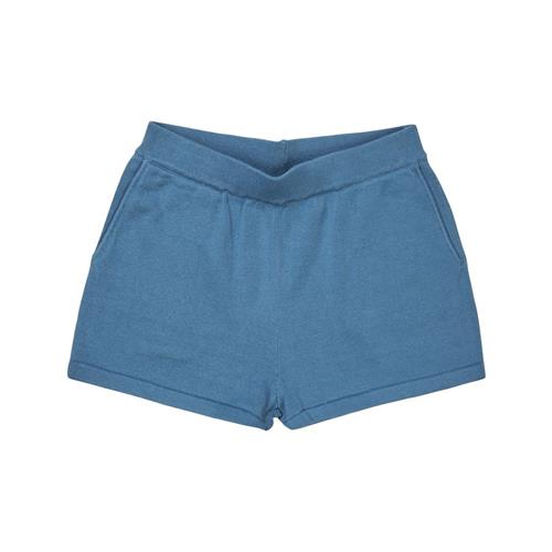 FUB Strikkede Shorts Washed Indigo 120 cm  Blå  120 cm  Drenge, Piger