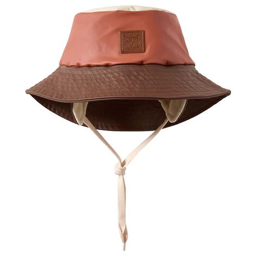 Kuling Liverpool Kontrastfarvet Genanvendt Regnhat Warm Sienna/Brown 52/54 cm  Brun  52/54 cm  Drenge, Piger