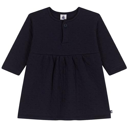 Petit Bateau Kjole Navyblå 12 Months  Marineblå  12 måneder  Piger