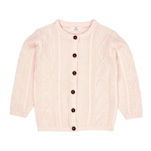 Copenhagen Colors Knitted Cardigan  Soft Pink 62 cm  Lyserød  62 cm  Piger