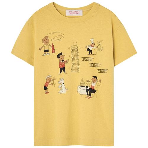 The Animals Observatory Rooster Kid T-shirt Yellow 3 Y  Gul  3 år  Drenge, Piger