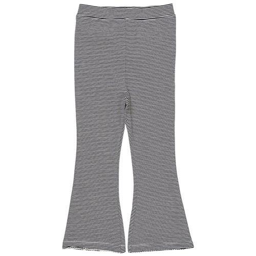 Copenhagen Colors Striped Flare Pant  Navy/Cream Stripe 104cm  Marineblå  104 cm  Drenge, Piger