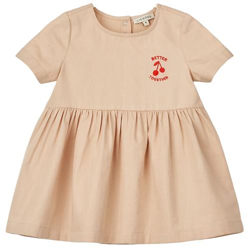 Liewood Livia Baby-kjole Apple Blossom 68 cm  Beige  68 cm  Piger