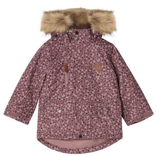 Kuling Val Thorens Blomstret Parka Lilac Flower 92 cm  Lilla  92 cm  Drenge, Piger