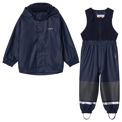 Kuling Ottawa Foret Regnsæt Navy  74/80 cm Rain Marineblå  74/80 cm  Drenge, Piger