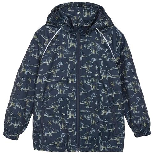 Minymo Mønstret Softshell Jakke Blue Nights 98 cm  Blå  98 cm  Drenge, Piger
