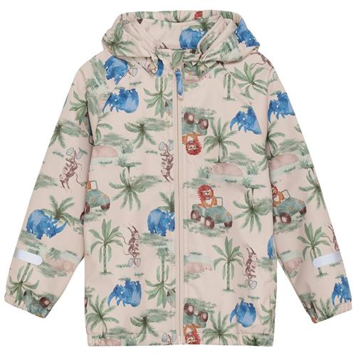 Celavi Mønstret Softshell Jakke Dress Blues 92 cm Softshell Creme  92 cm  Drenge, Piger