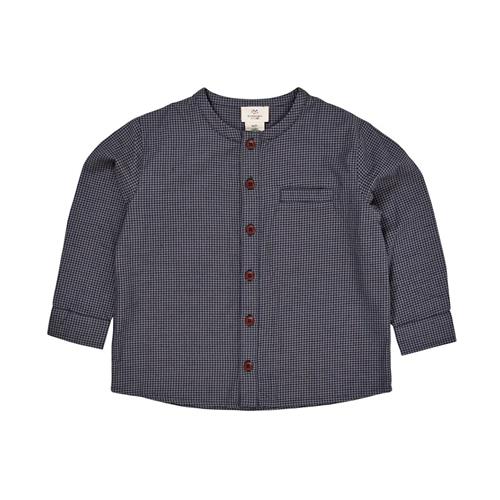 Copenhagen Colors Check Shirt w. Placket  Navy Check Combi 80 cm  Marineblå  80 cm  Drenge, Piger