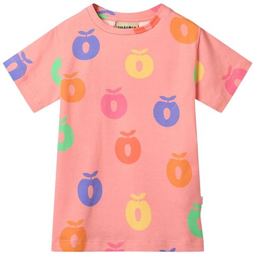 Småfolk Apples T-shirt Blossom 3-4 Y  Lyserød  3-4 år  Piger