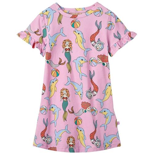 Småfolk Mermaids And Dolphins Kjole Pink Lavender 1-2 Y  Lyserød  1-2 år  Piger