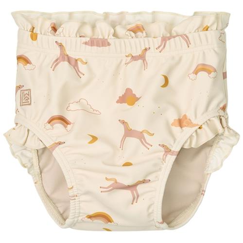 Liewood Manilla Baby-badebukser Dream Ecru 92 cm  Creme  92 cm  Piger