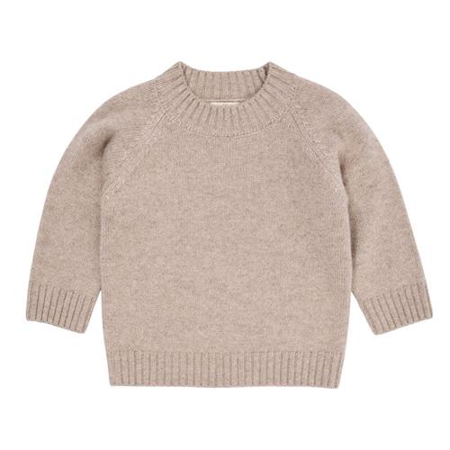 Copenhagen Colors Cashmere Classic Turtleneck Pullover Camel Mel 128 cm  Brun  128 cm  Drenge, Piger