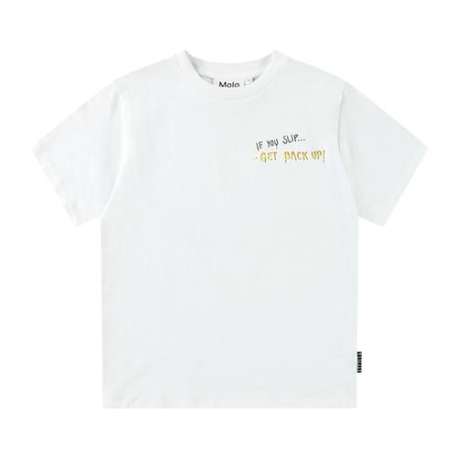 Molo Rodney Short Sleeve T-Shirt If You Slip... 122 cm  Hvid  122 cm  Drenge
