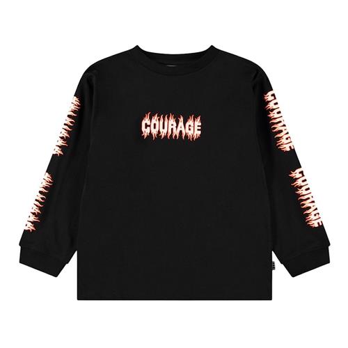 Molo Rube Long-Sleeved T-Shirt Black 140 cm  Sort  140 cm  Drenge