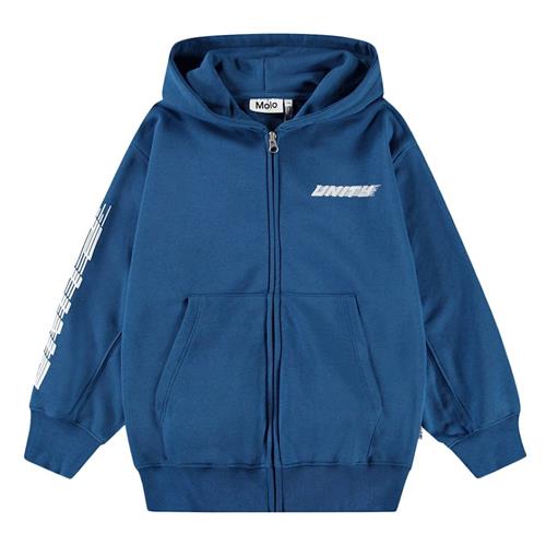 Molo Mazz Hoodie Best Blue 110 cm  Blå  110 cm  Drenge