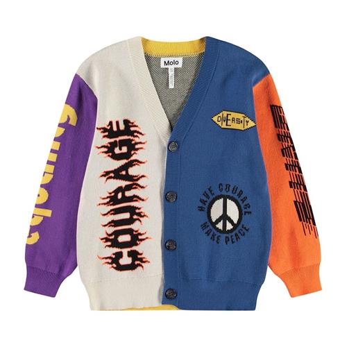 Molo Burt Cardigan You Matter 110/116 cm  Blå  110/116 cm  Drenge