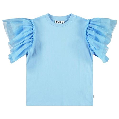 Molo Robyn Short Sleeve T-Shirt Day Sky 104cm  Blå  104 cm  Piger
