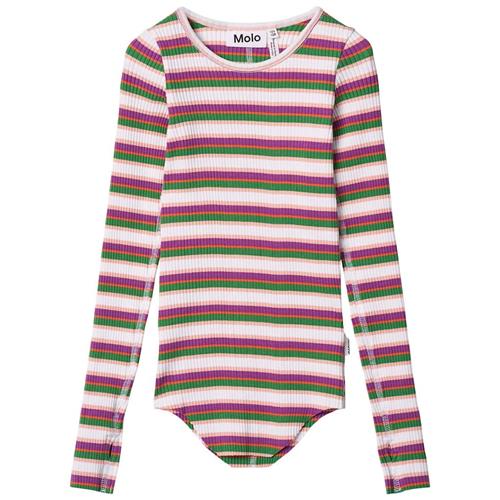Molo Rochelle Long Sleeve T-shirt Jungle Stripe 92/98 cm  Lyserød  92/98 cm  Piger