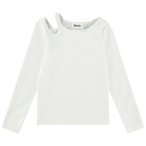 Molo Ramona Long-Sleeved T-Shirt Crisp White 110/116 cm  Hvid  110/116 cm  Piger