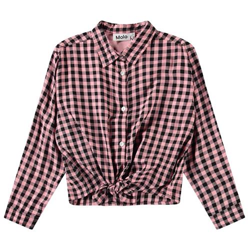 Molo Rafa Shirt Rose Ginham 98/104 cm  Lyserød  98/104 cm  Piger