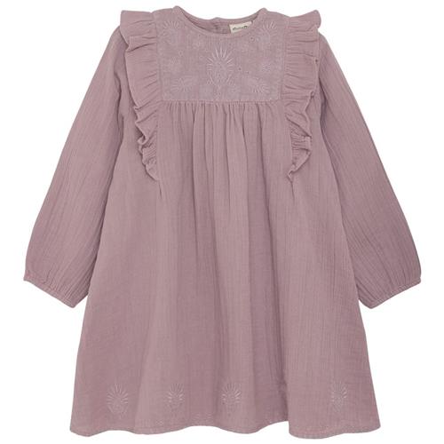 Minymo Kjole Elderberry 98 cm  Lilla  98 cm  Piger