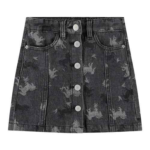 Molo Bera Denim Skirt Giddy-up 98/104 cm  Grå  98/104 cm  Piger