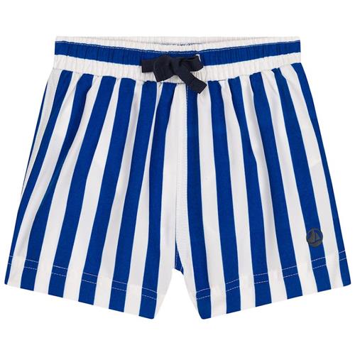 Petit Bateau Stribede Badebukser Blå 18 Months  Blå  18 måneder  Drenge