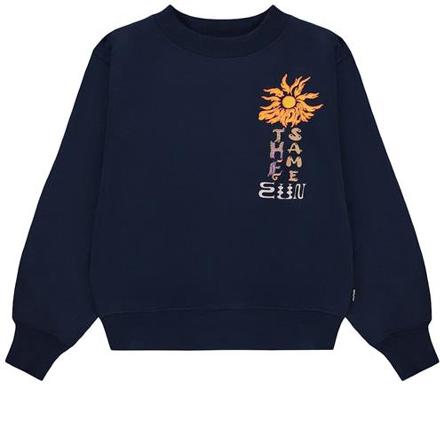Molo GOTS Marge Sweatshirt Navy Sky 176 cm  Marineblå  176 cm  Piger