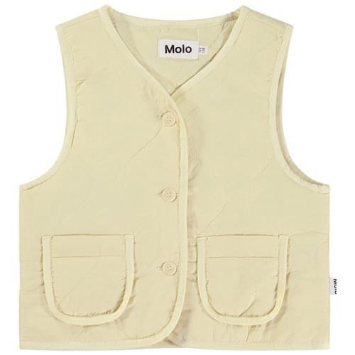 Molo Harriet Vest Pearled Ivory 146/152 cm  Hvid  146/152 cm  Piger