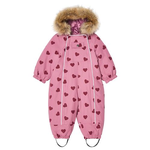 Kuling Val D'Isere Vinter-overtræksdragt Mauve Hearts 86 cm  Lilla  86 cm  Drenge, Piger