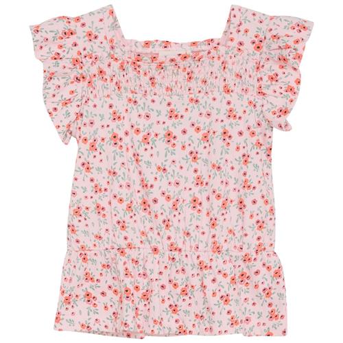Minymo T-shirt Aop Rosen Quartz 98 cm  Lyserød  98 cm  Piger