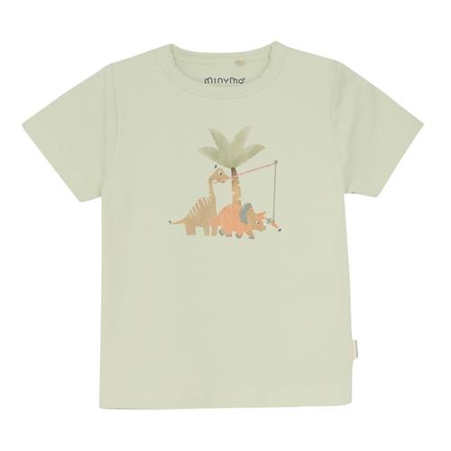 Minymo GOTS T-shirt Tender Greens 68 cm  Grøn  68 cm  Drenge, Piger