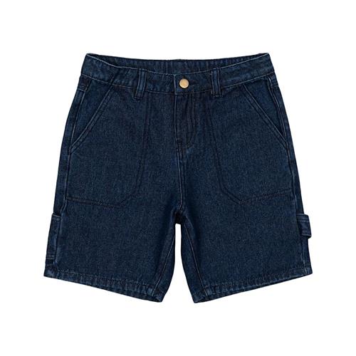 The New Navid Skøjteshorts Unwashed Denim Unwashed Denim 3-4 Y  Marineblå  3-4 år  Drenge