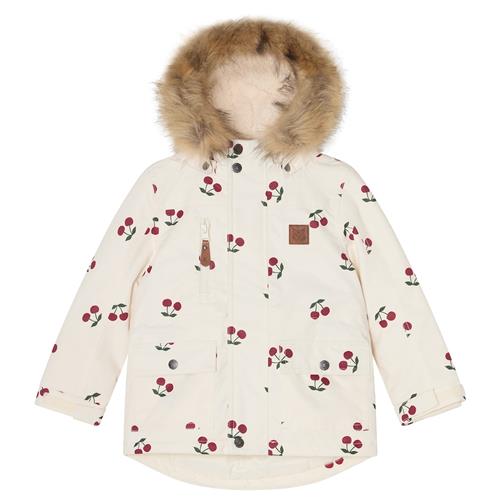 Kuling Val Thorens Parkaer Cherry  116 cm  Hvid  116 cm  Drenge, Piger