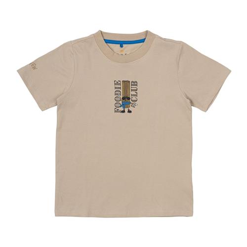 The New GOTS Norris Tee Feather Gray Feather Gray 5-6 Y  Grå  5-6 år  Drenge