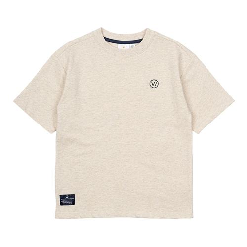 The New Norvalde Sweat Tee Oatmeal Melange Oatmeal Melange 5-6 Y  Creme  5-6 år  Drenge
