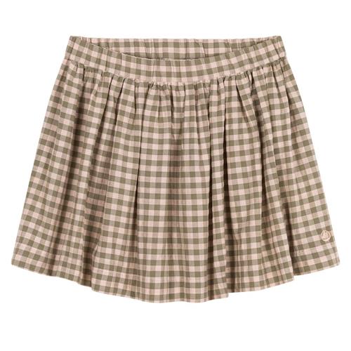 Petit Bateau Gingham Nederdel Lyserød 5 Y  Grøn  5 år  Piger