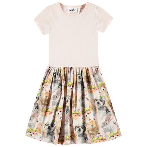 Molo Cissa Short-Sleeved Dress Festival Friends 146/152 cm  Lyserød  146/152 cm  Piger