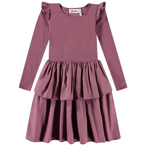 Molo Cathi Long-Sleeved Dress Tulip 92/98 cm  Lilla  92/98 cm  Piger