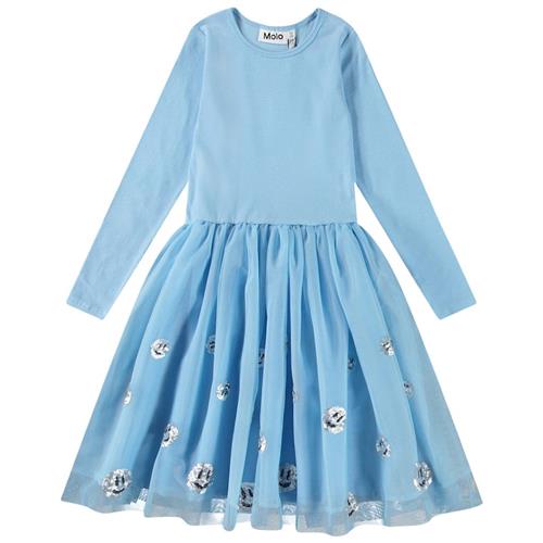 Molo Cyrus Long-Sleeved Dress Day Sky 110/116 cm  Blå  110/116 cm  Piger