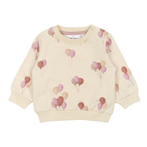 The New Siblings GOTS Nola Sweatshirt White Swan White Swan 62 cm  Creme  62 cm  Piger