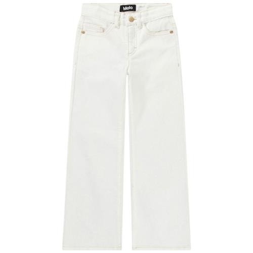 Molo Asta Woven Pants Crisp White 140 cm  Hvid  140 cm  Piger
