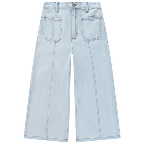 Molo Adionella Woven Pants Bleached Drapy 128 cm  Blå  128 cm  Piger