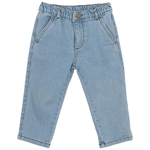 The New Siblings Lake Uni Chinos I Denim Light Blue Denim Light Blue Denim 80 cm  Blå  80 cm  Drenge, Piger