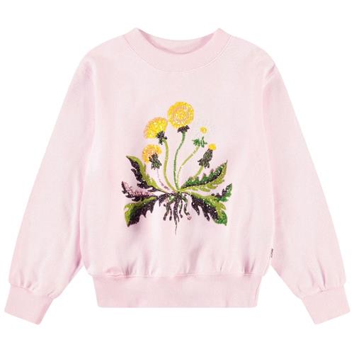 Molo Marge Sweatshirt Dandelion Glitter 104cm  Lyserød  104 cm  Piger