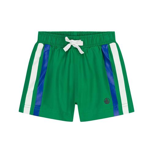 Petit Bateau Badebukser Med Striber Grøn 18 Months  Grøn  18 måneder  Drenge