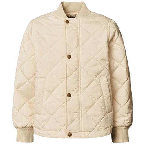 Molo Hallow Quilted Softshell Jacket Brazilian Sand 92/98 cm  Beige  92/98 cm  Drenge, Piger