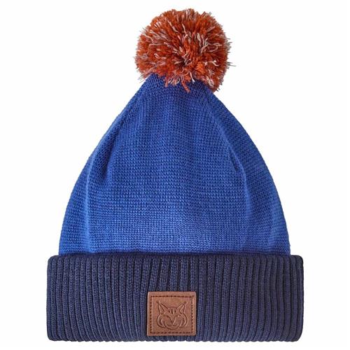 Kuling St Moritz Kontrastfarvet Strikket Hue Navyblå 52/54 cm  Blå  52/54 cm  Drenge, Piger