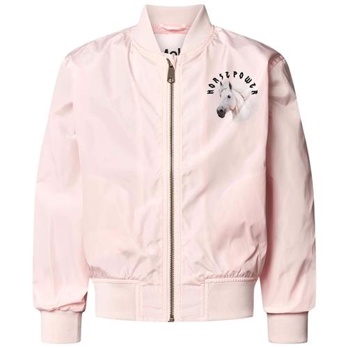 Molo Haliva Jacket Racing Horses 104cm  Lyserød  104 cm  Drenge, Piger